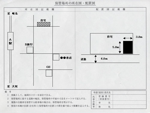 自認書